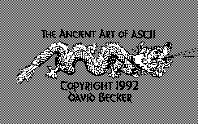 Ancient Art of ASCII (The)